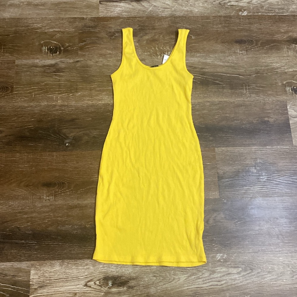Yellow Sleeveless Dress